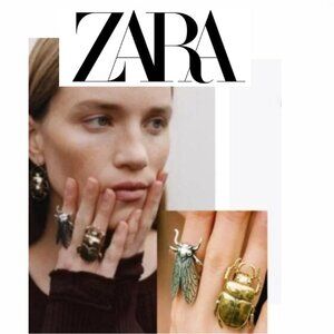 Zara set of 2 insect rings